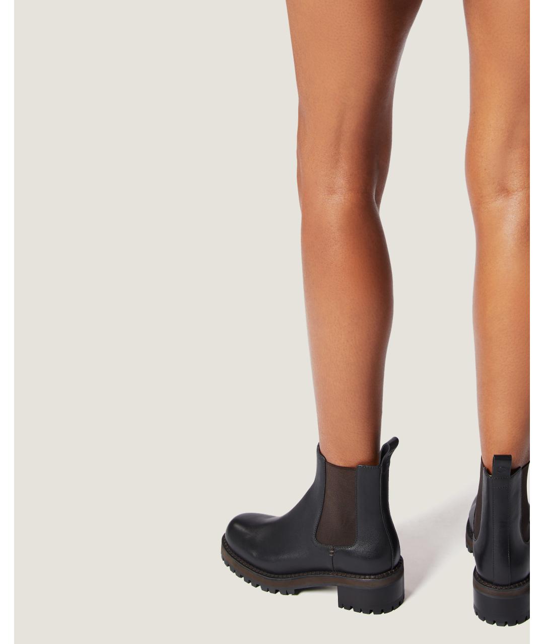 Odissì Черные кожаные ботинки, фото 5