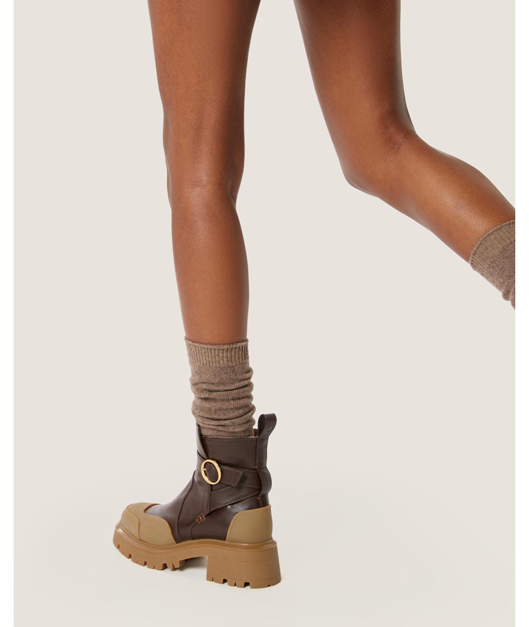 Odissì Коричневые кожаные ботинки, фото 5