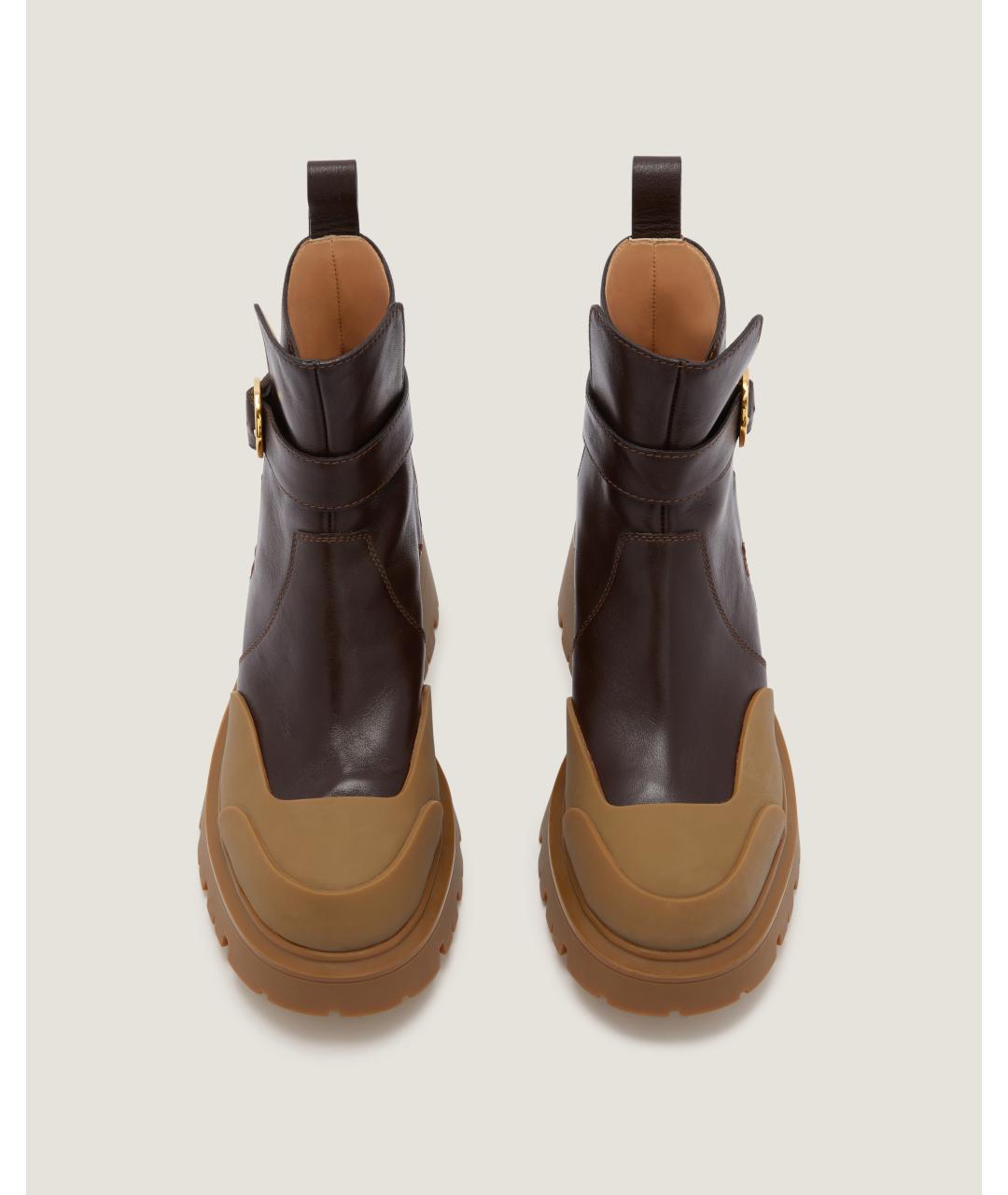 Odissì Коричневые кожаные ботинки, фото 4