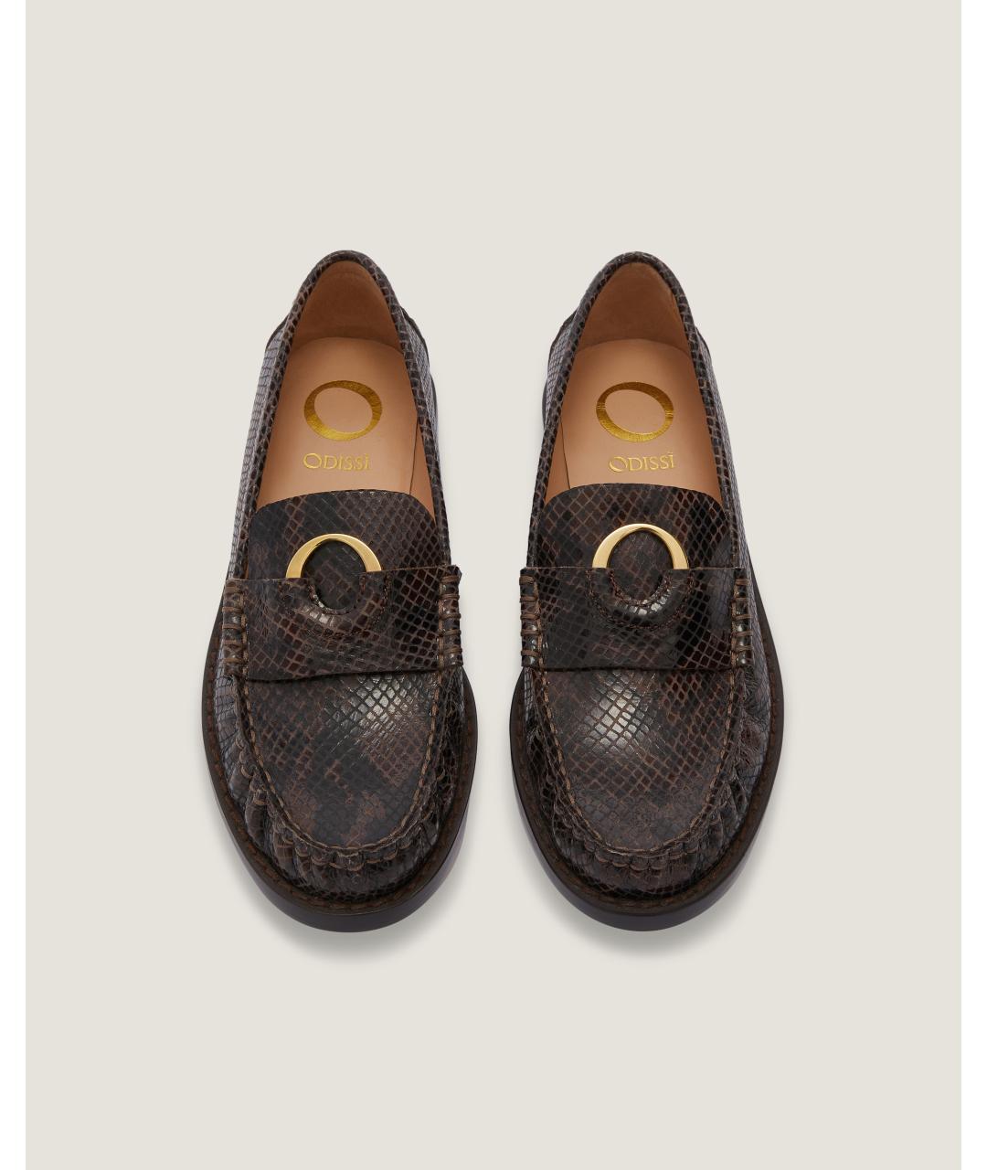 Odissì Мульти кожаные лоферы, фото 4