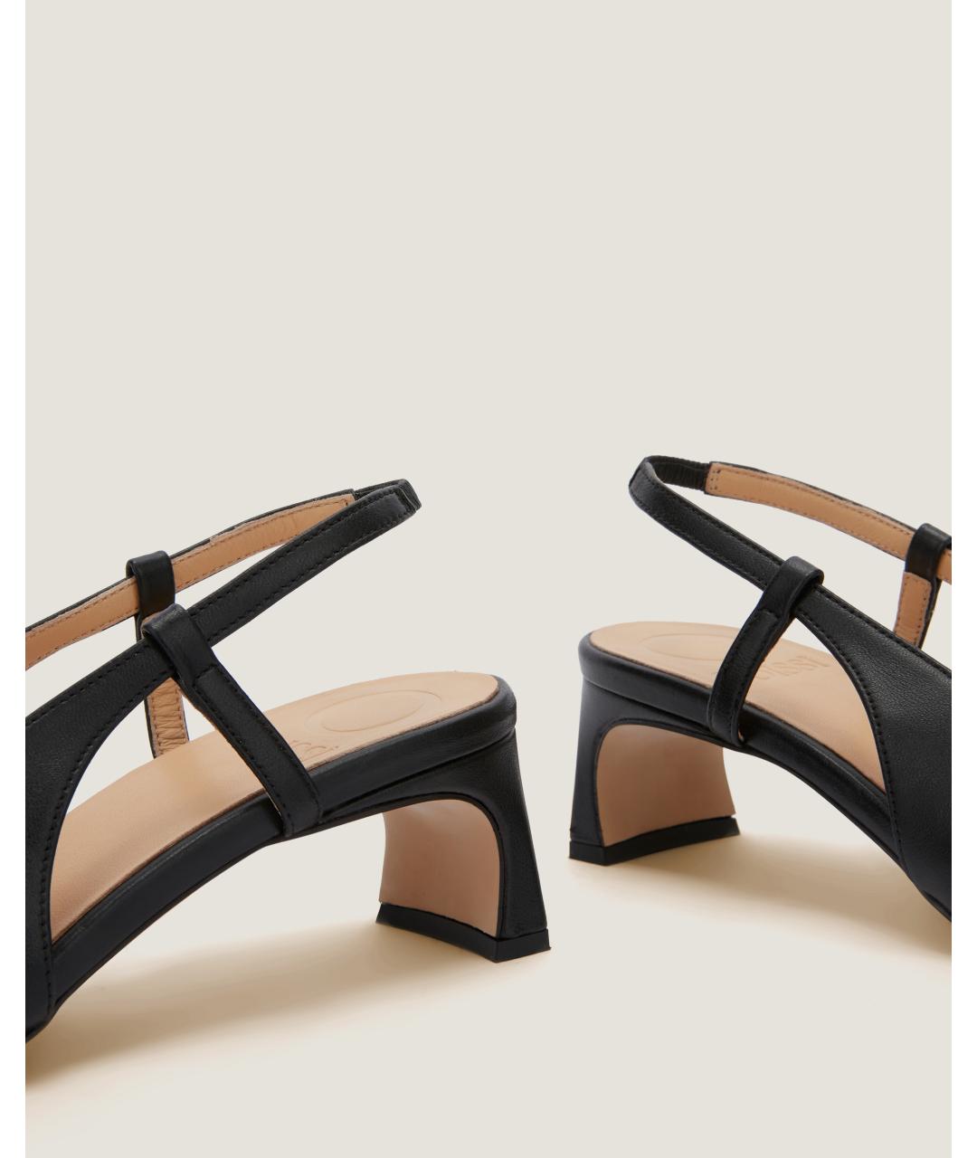 Odissì Черные кожаные туфли, фото 3