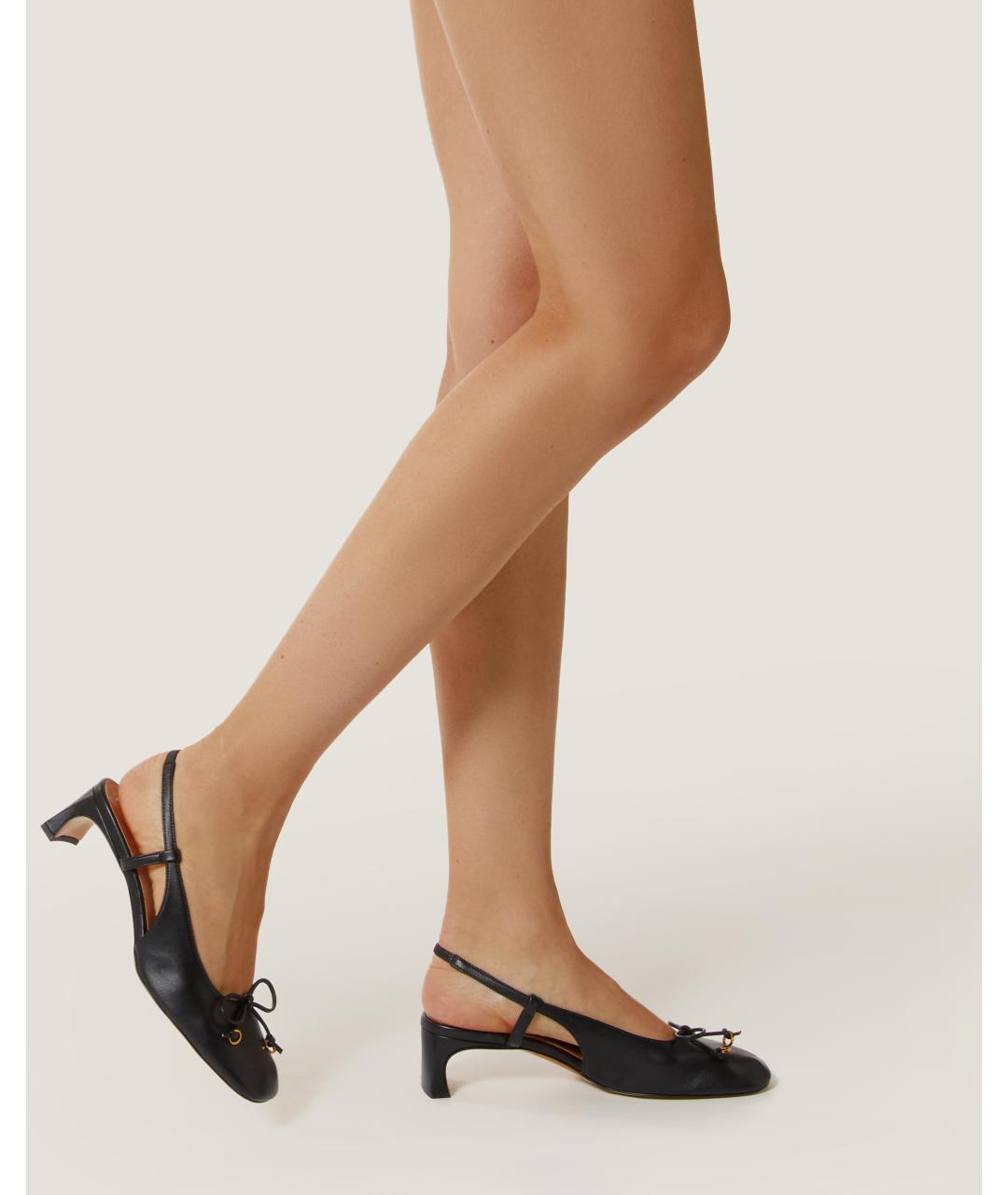 Odissì Черные кожаные туфли, фото 5