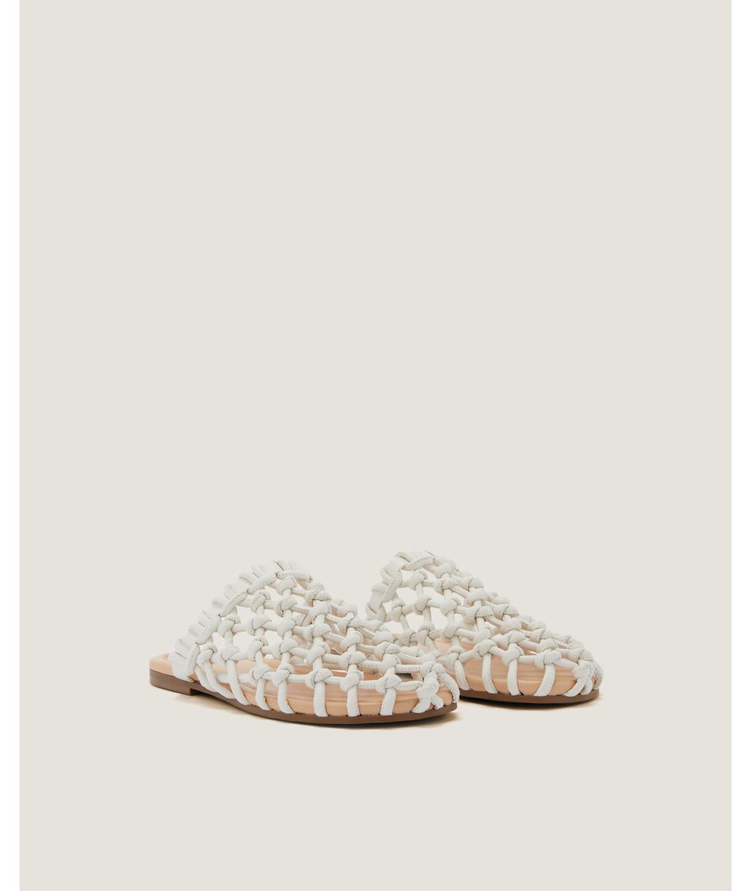 Odissì Белые мюли из искусственной кожи, фото 2