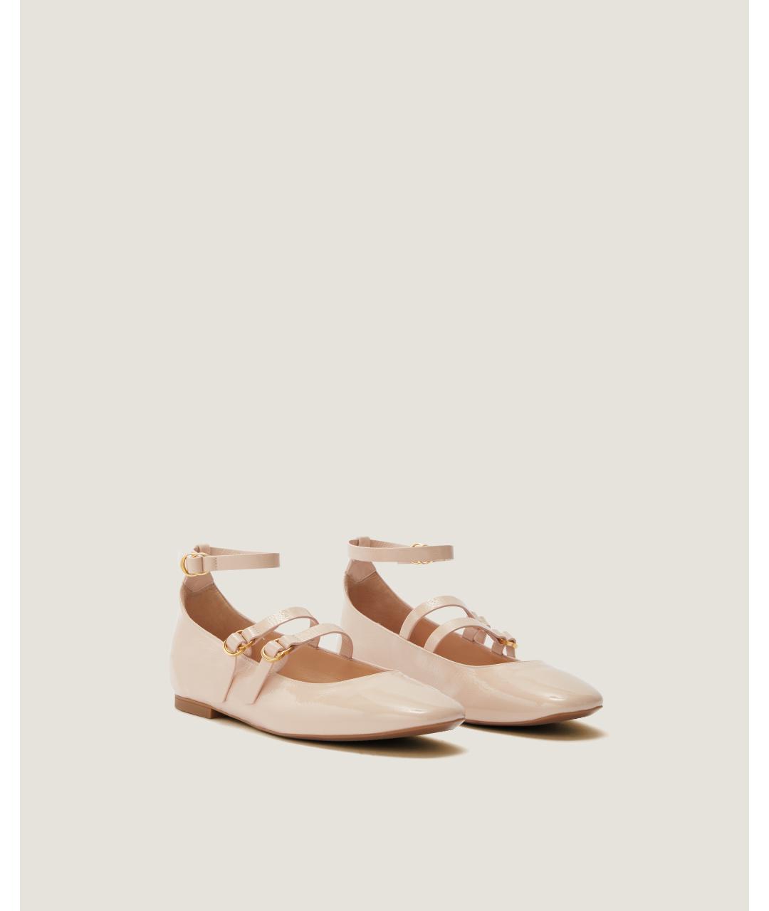 Odissì Розовые кожаные балетки, фото 2