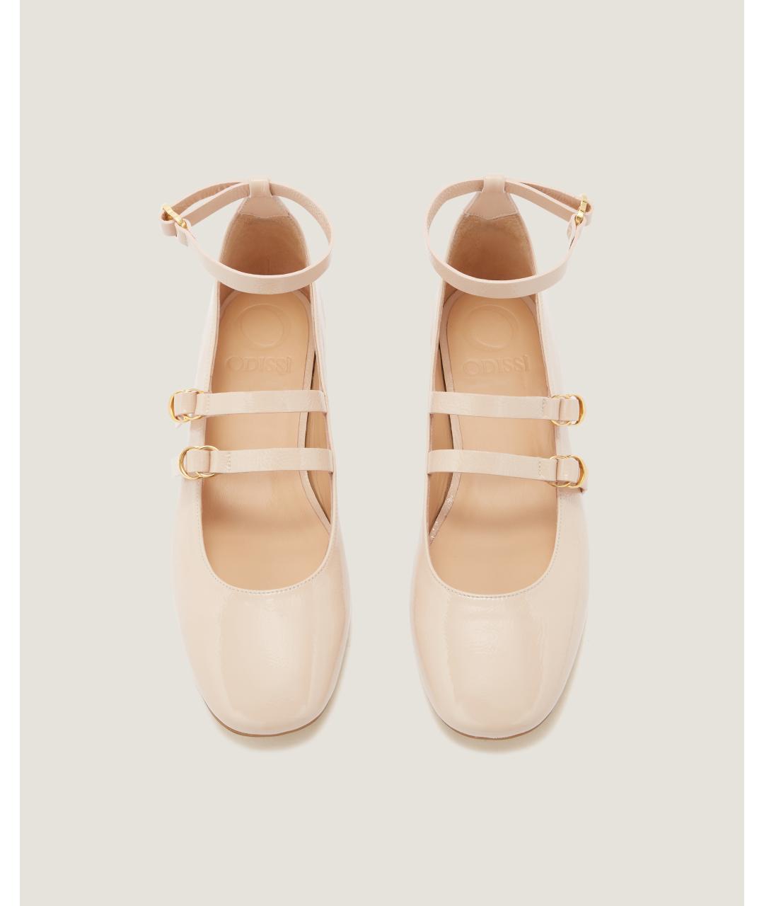 Odissì Розовые кожаные балетки, фото 4