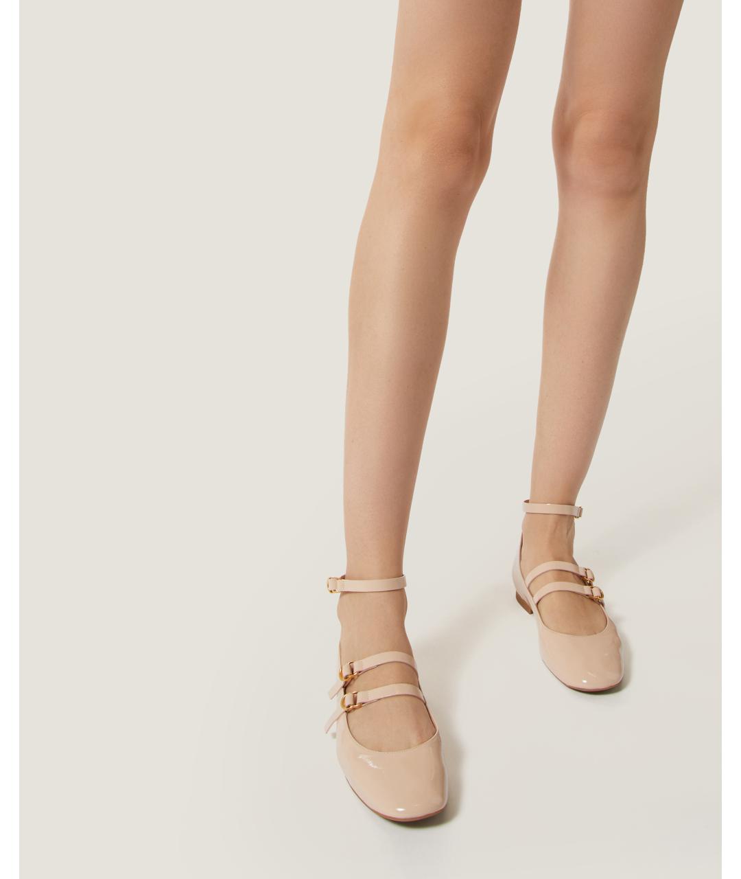 Odissì Розовые кожаные балетки, фото 5