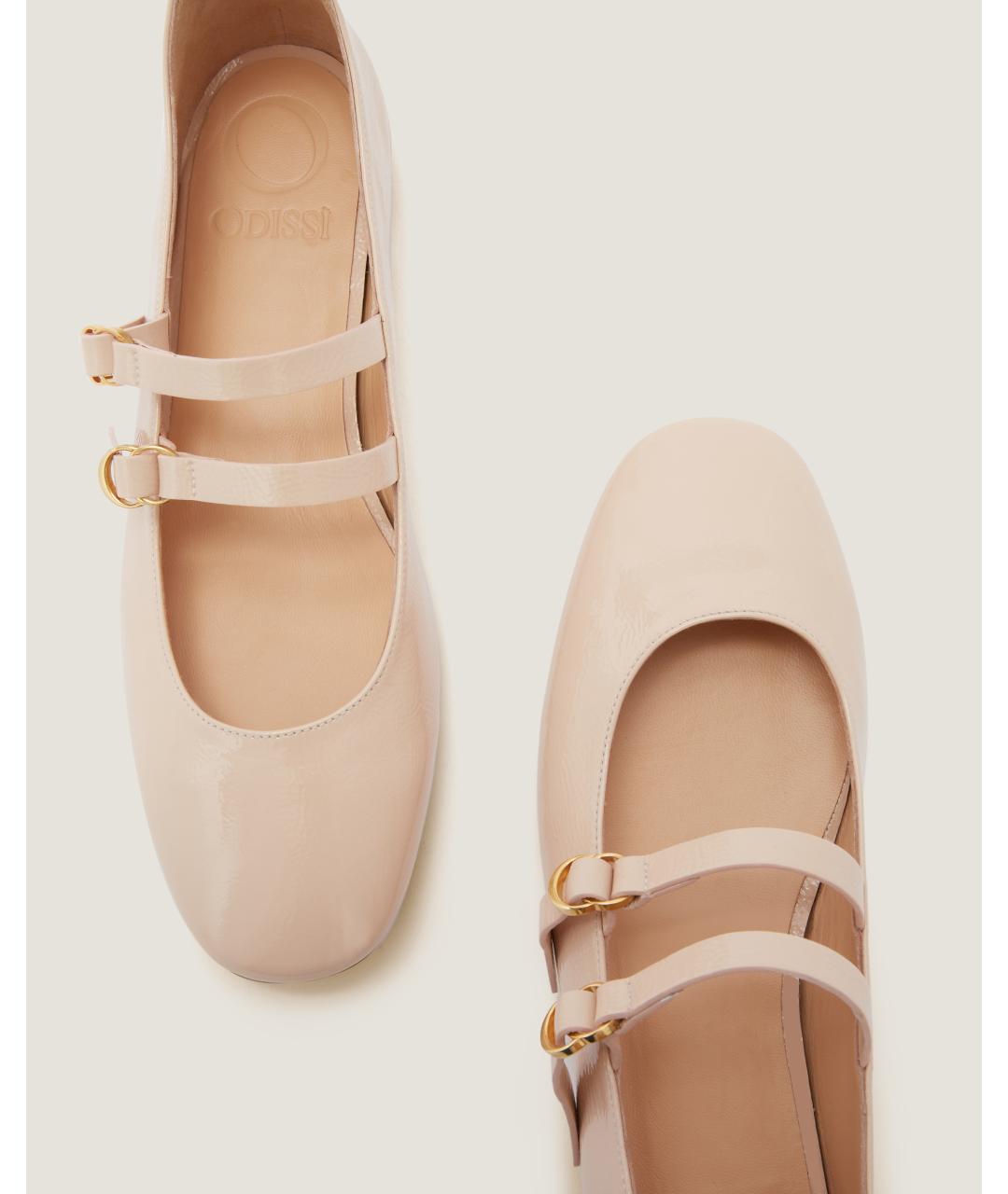 Odissì Розовые кожаные балетки, фото 3