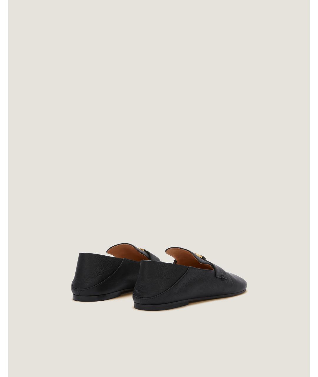 Odissì Черные кожаные лоферы, фото 2