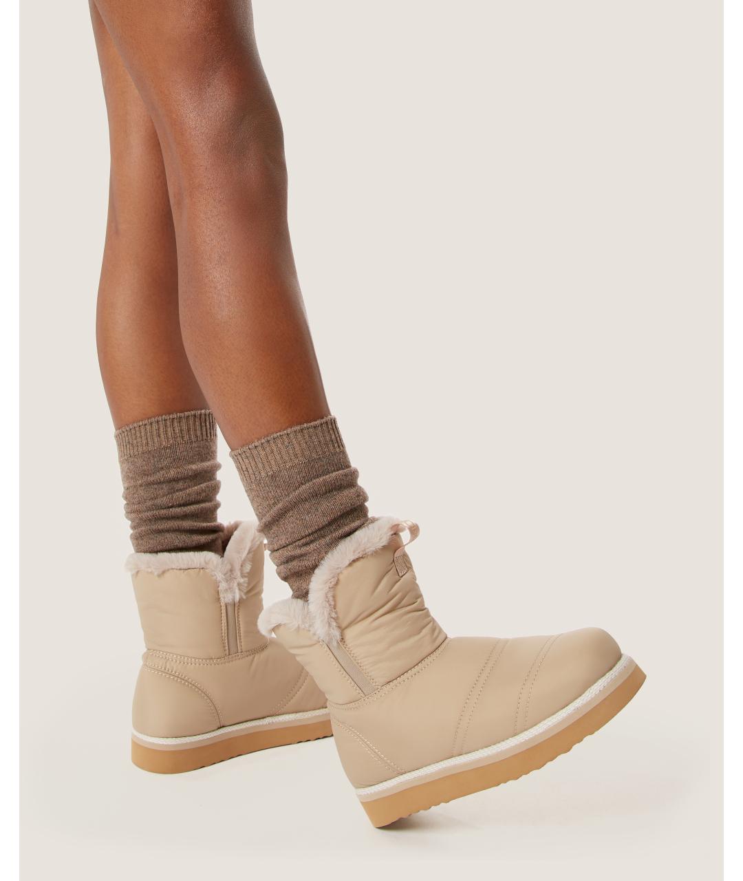 Odissì Бежевые текстильные ботинки, фото 5