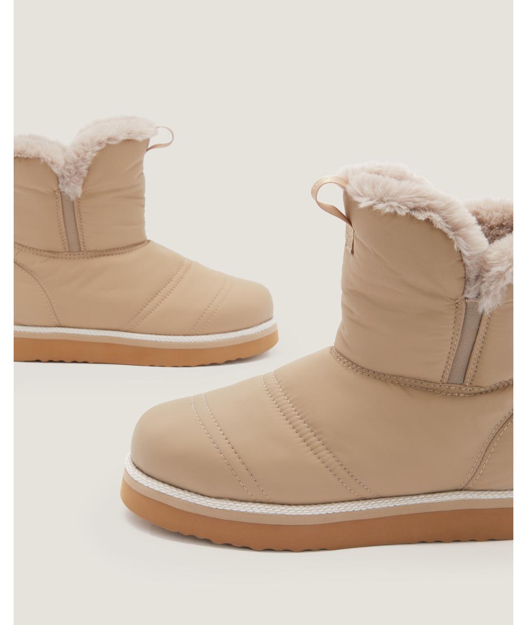 Odissì Бежевые текстильные ботинки, фото 3