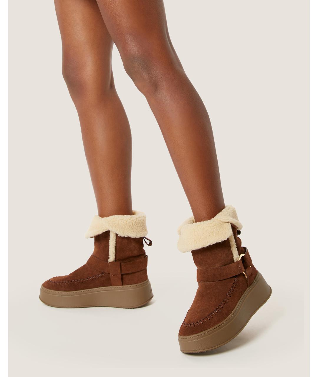 Odissì Коричневые кожаные ботинки, фото 5