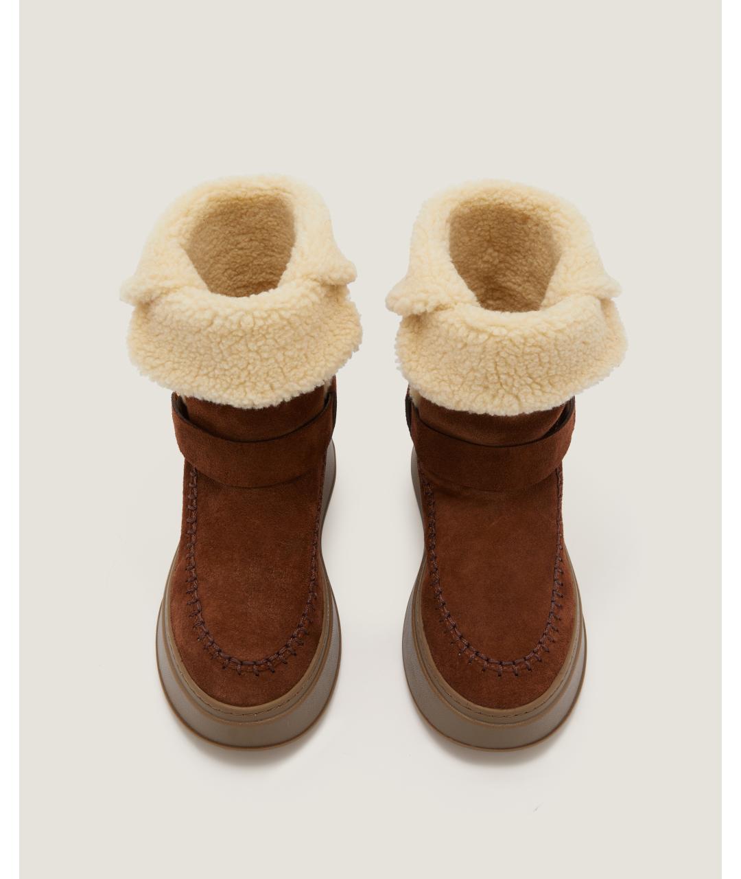 Odissì Коричневые кожаные ботинки, фото 4