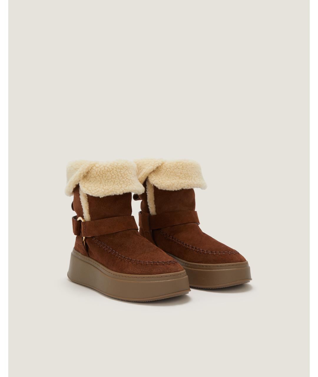 Odissì Коричневые кожаные ботинки, фото 2