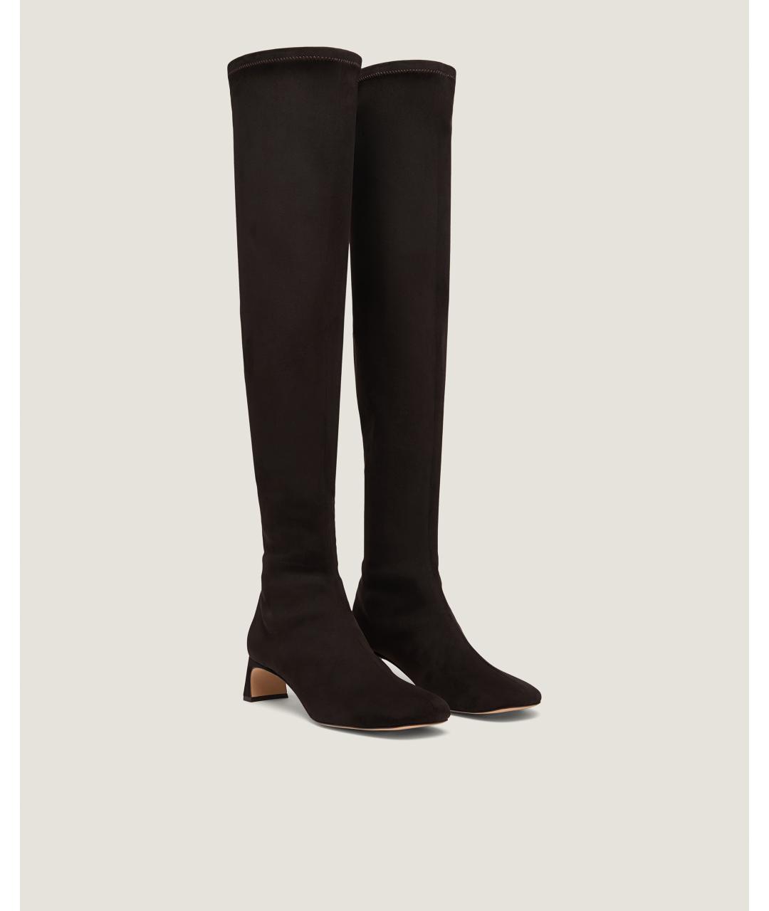 Odissì Коричневые замшевые ботфорты, фото 2