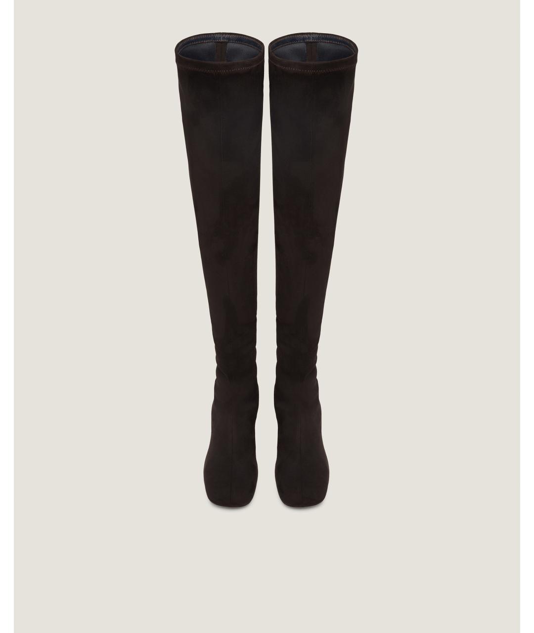 Odissì Коричневые замшевые ботфорты, фото 4