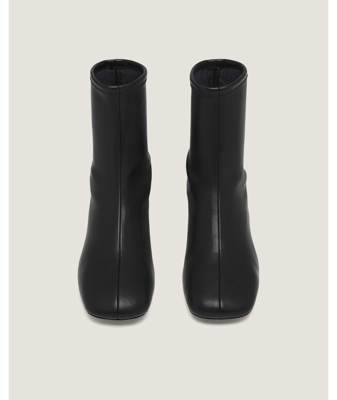 Odissì Черные кожаные ботильоны, фото 4