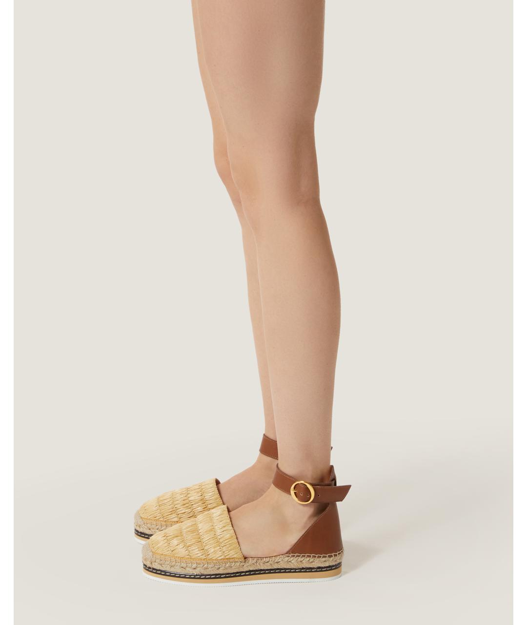 Odissì Бежевые эспадрильи, фото 5