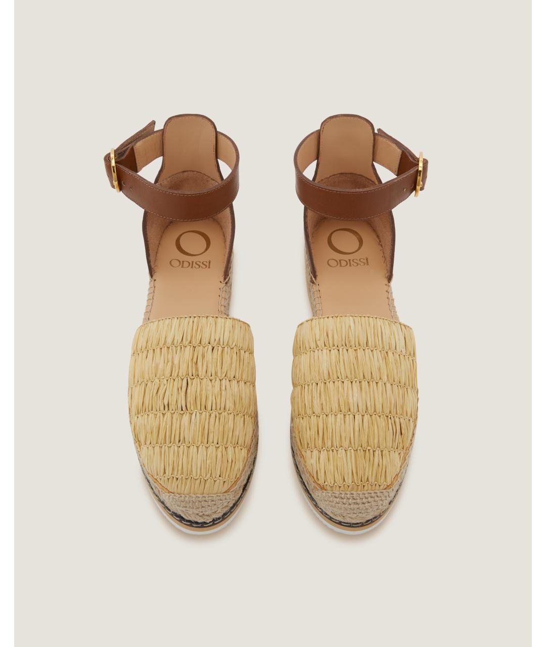 Odissì Бежевые эспадрильи, фото 4