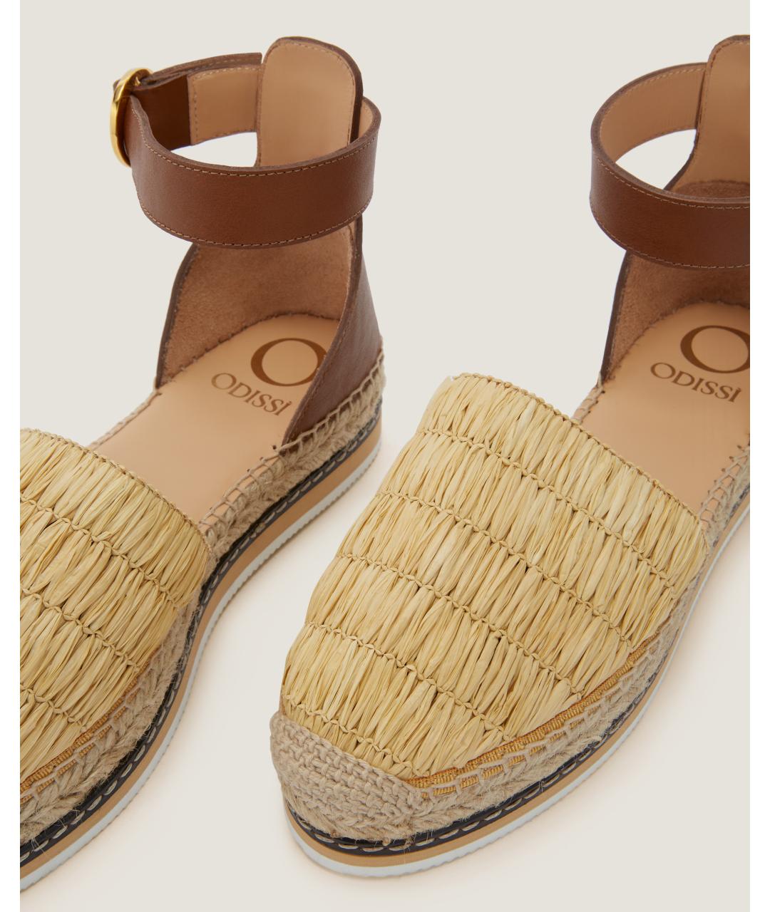 Odissì Бежевые эспадрильи, фото 3