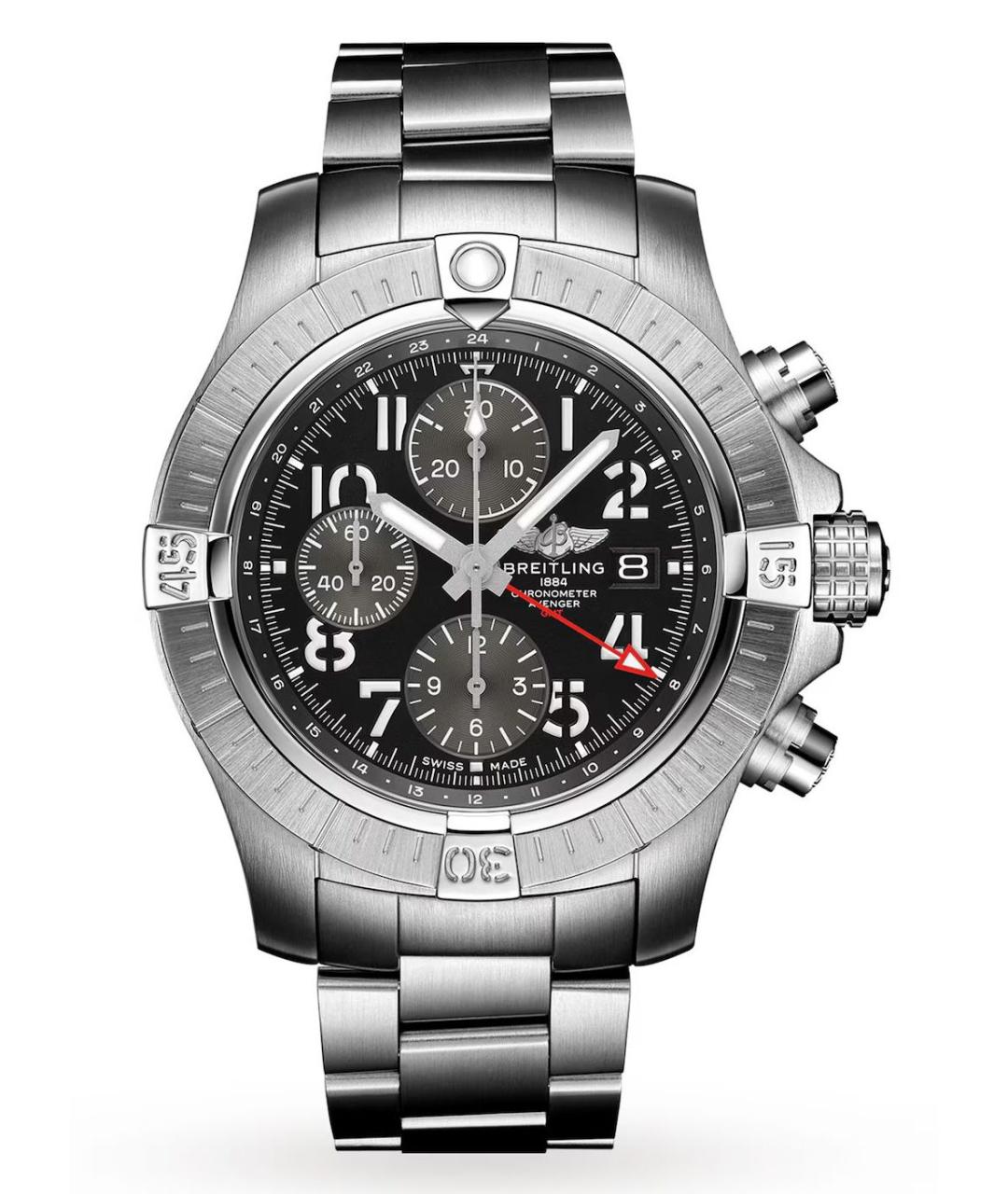 BREITLING Черные часы, фото 1