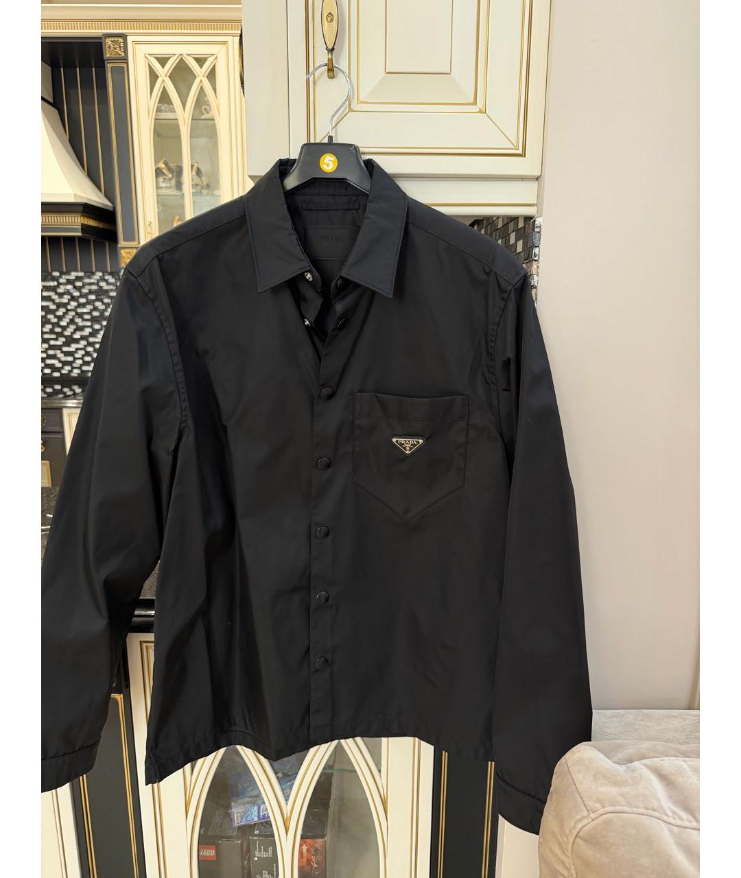 PRADA Черная кэжуал рубашка, фото 5