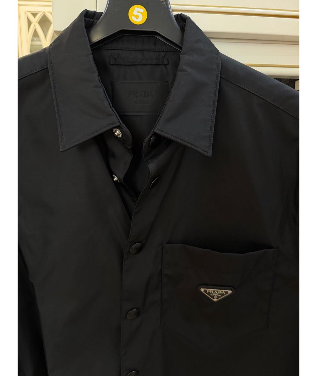 PRADA Черная кэжуал рубашка, фото 3