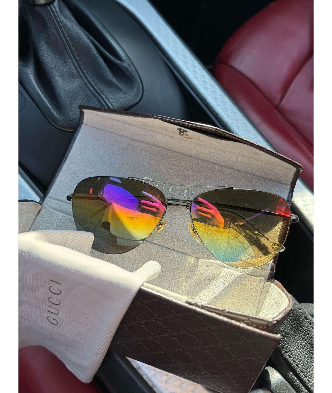 GUCCI Мульти солнцезащитные очки, фото 2