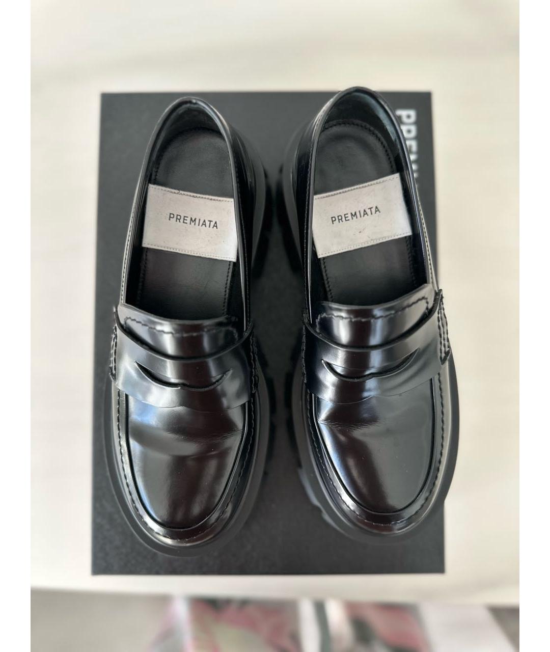 PREMIATA Черные кожаные лоферы, фото 3