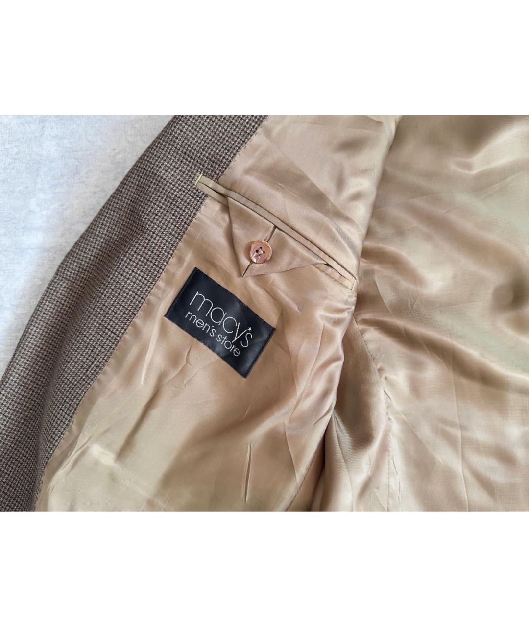 RALPH LAUREN COLLECTION Коричневый вискозный пиджак, фото 5