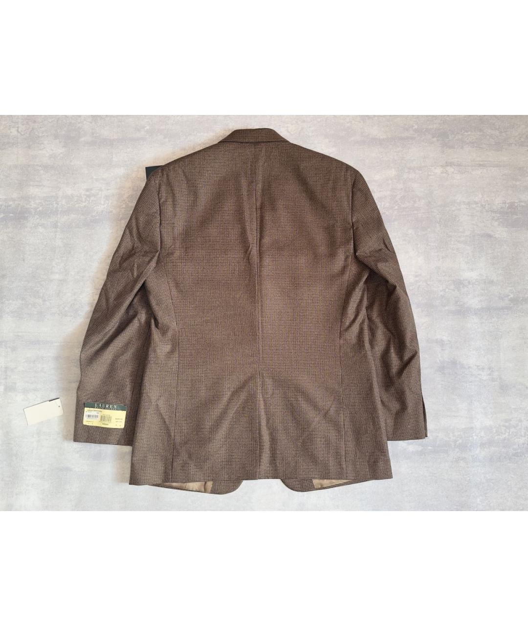 RALPH LAUREN COLLECTION Коричневый вискозный пиджак, фото 2