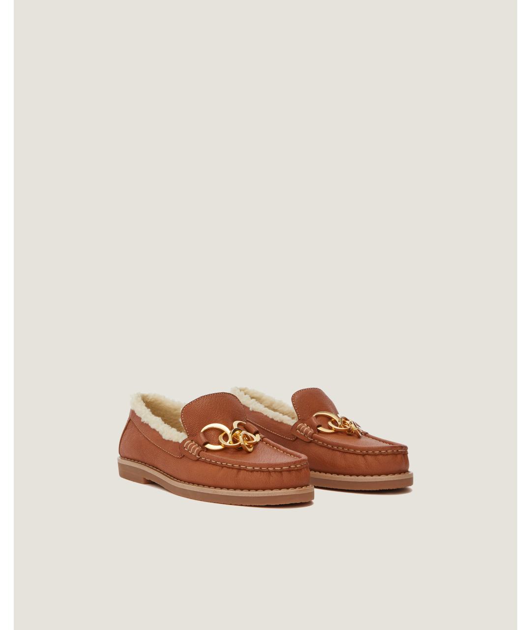 Odissì Коричневые кожаные лоферы, фото 2