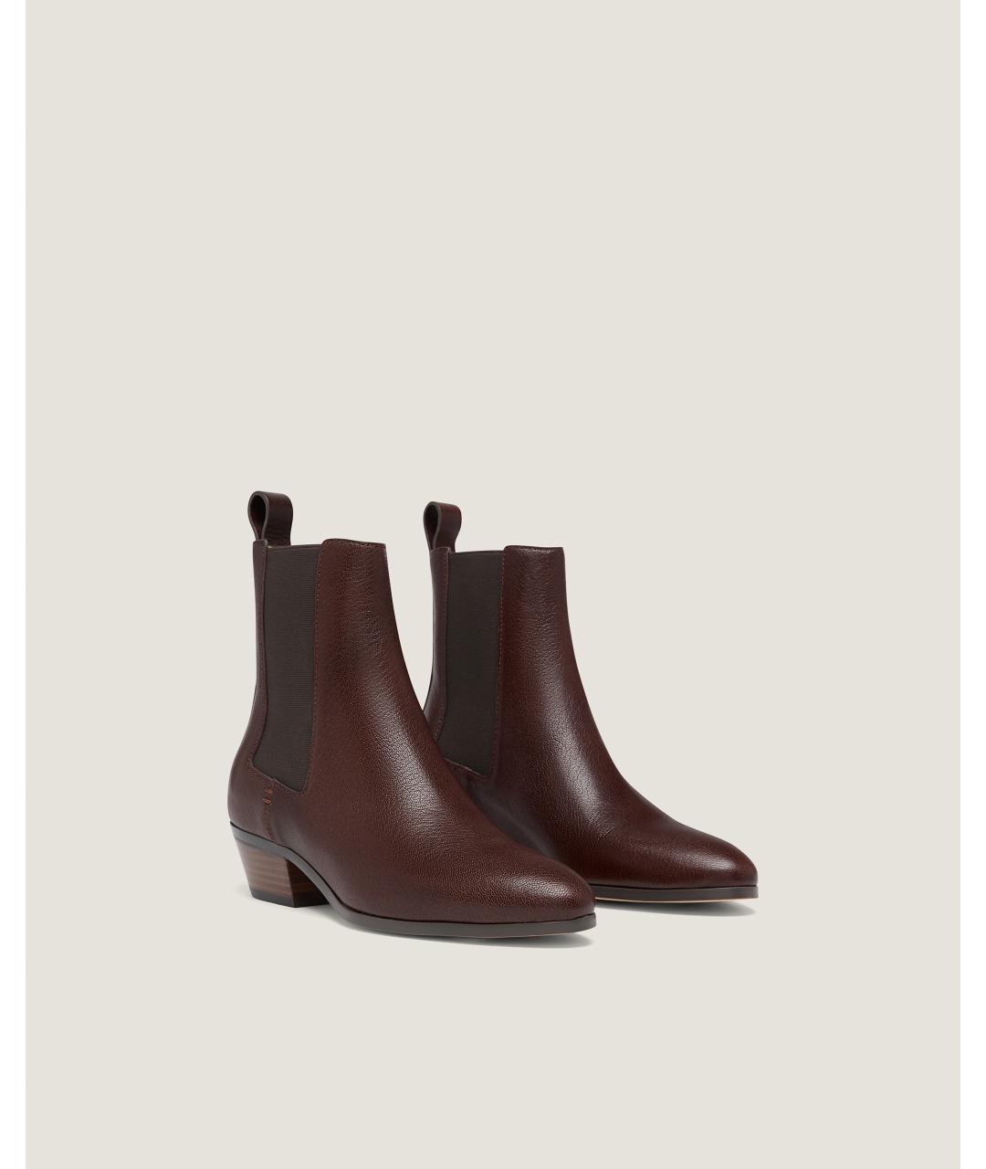 Odissì Коричневые кожаные ботинки, фото 2