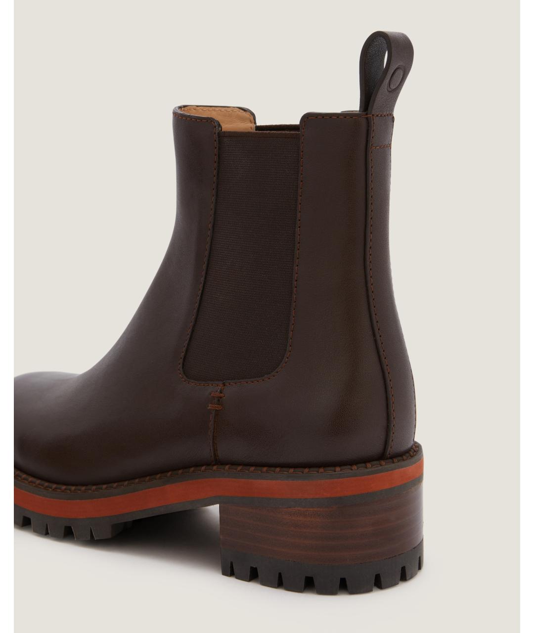 Odissì Коричневые кожаные ботинки, фото 3