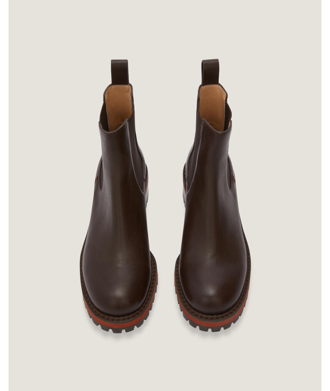 Odissì Коричневые кожаные ботинки, фото 4