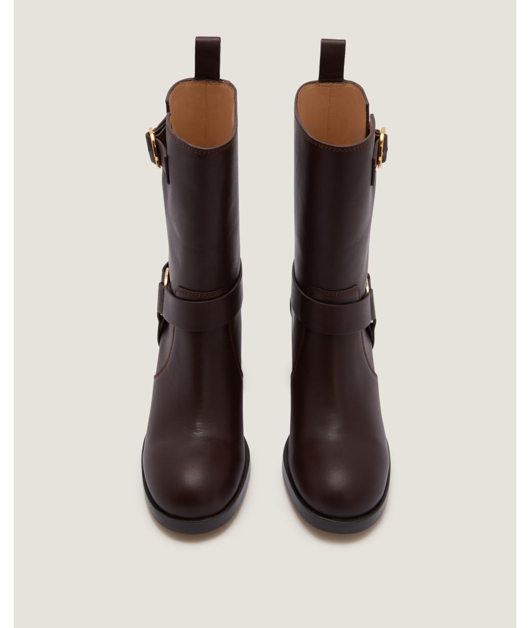 Odissì Коричневые кожаные полусапоги, фото 4