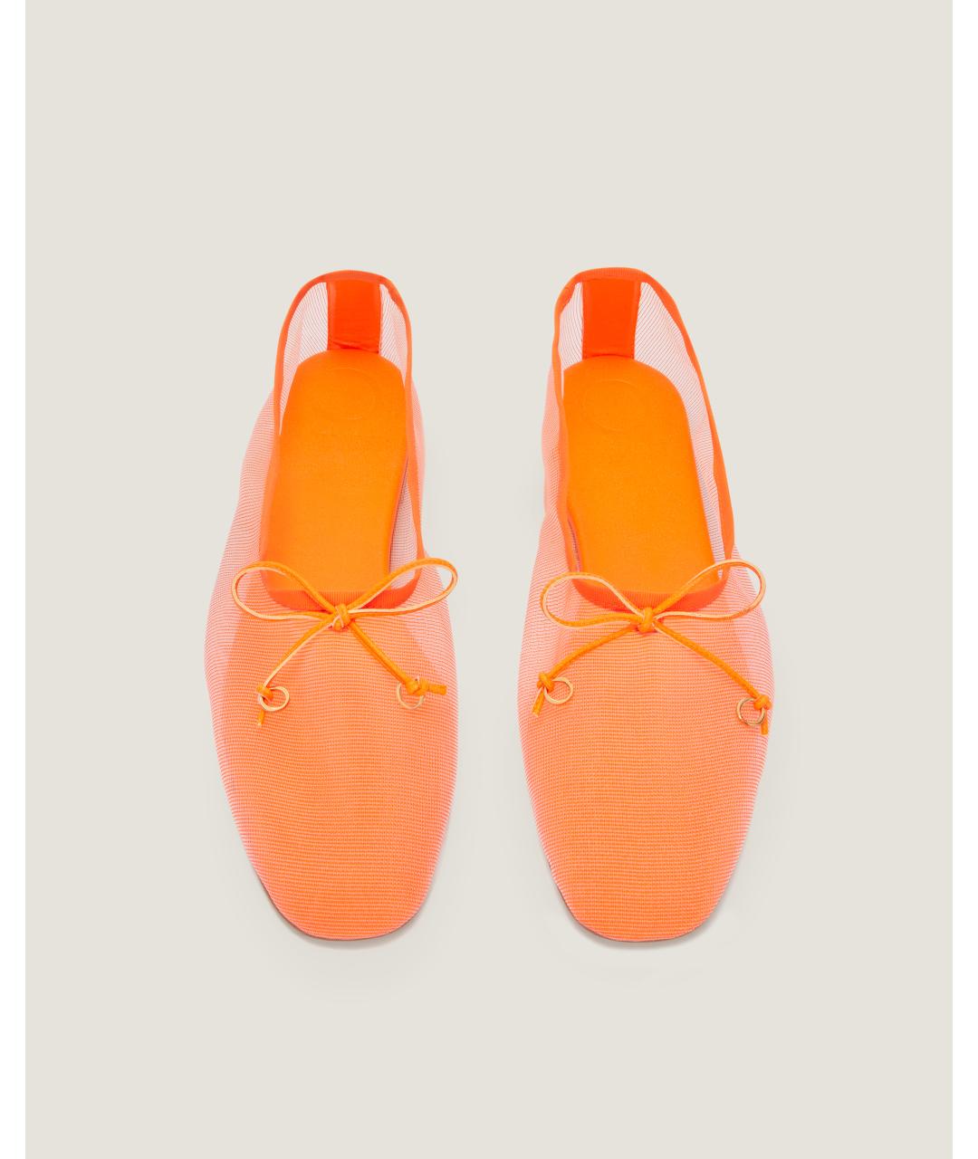 Odissì Оранжевое текстильные балетки, фото 4