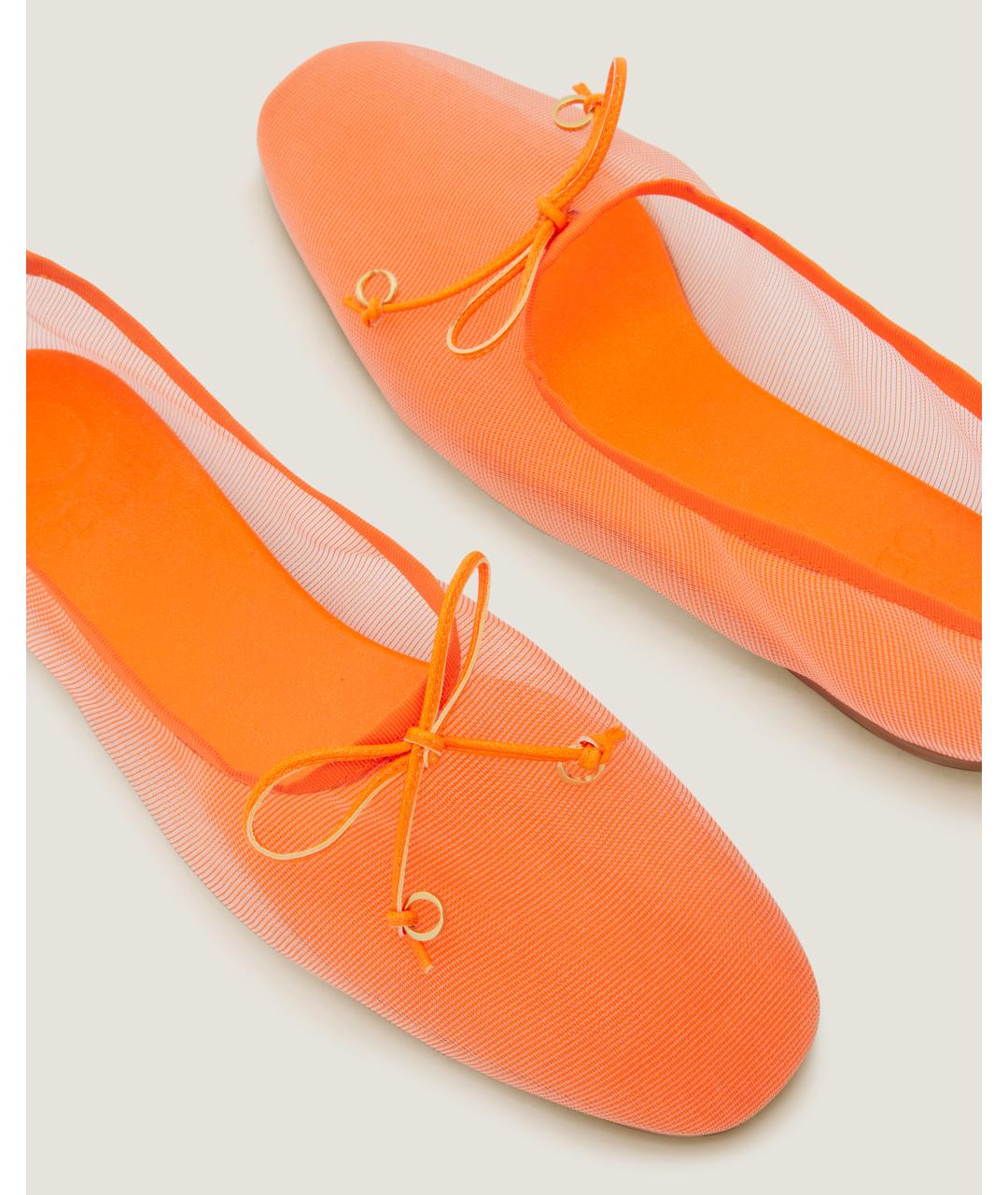 Odissì Оранжевое текстильные балетки, фото 3