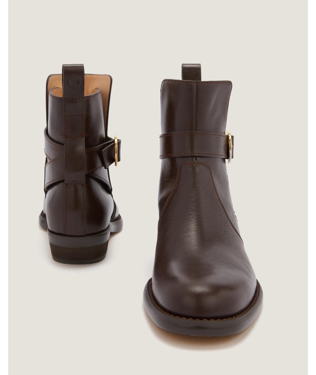 Odissì Коричневые кожаные ботинки, фото 3