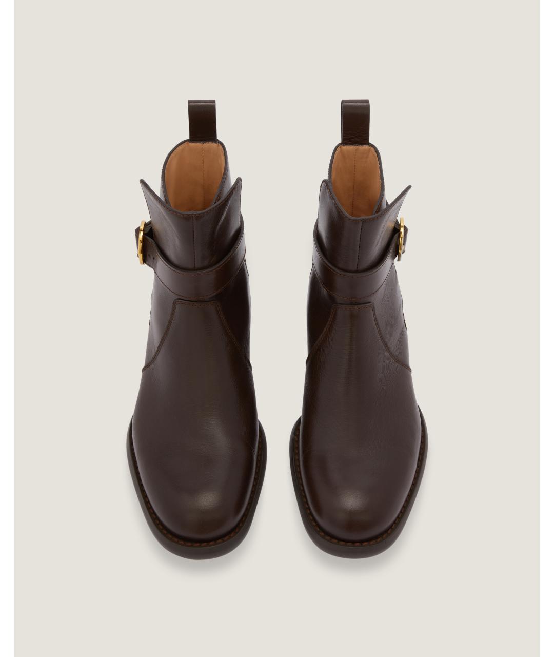 Odissì Коричневые кожаные ботинки, фото 4