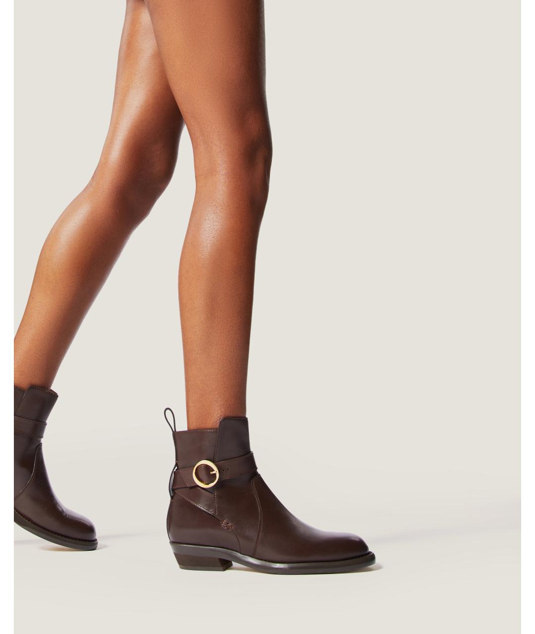 Odissì Коричневые кожаные ботинки, фото 5