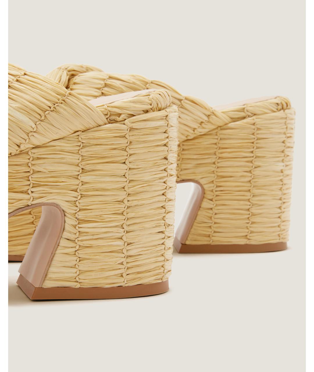 Odissì Бежевые сабо, фото 3