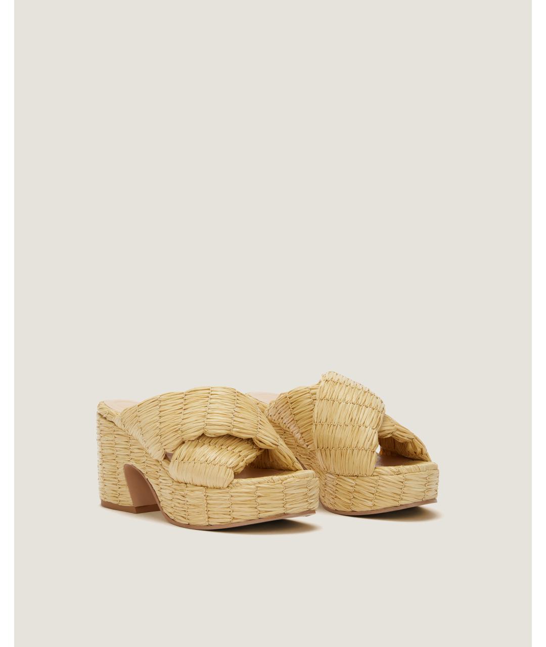 Odissì Бежевые сабо, фото 2