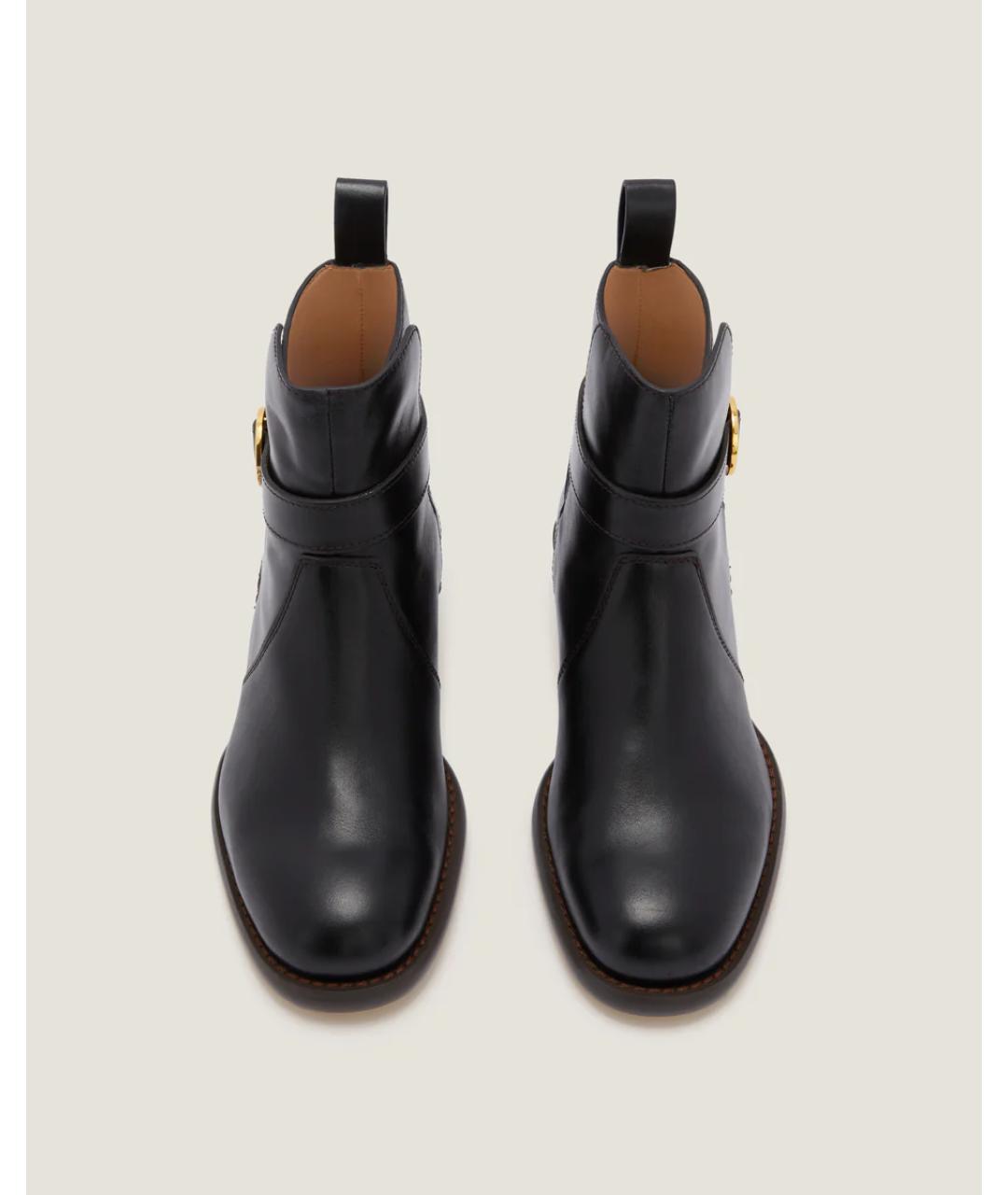 Odissì Черные кожаные ботинки, фото 4