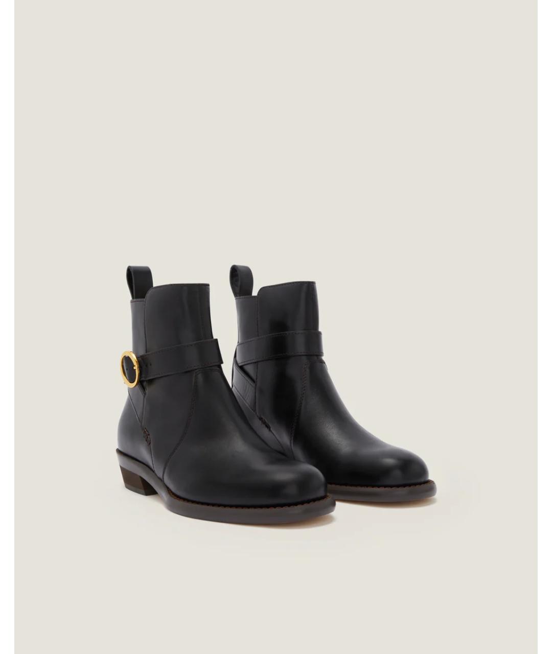 Odissì Черные кожаные ботинки, фото 2