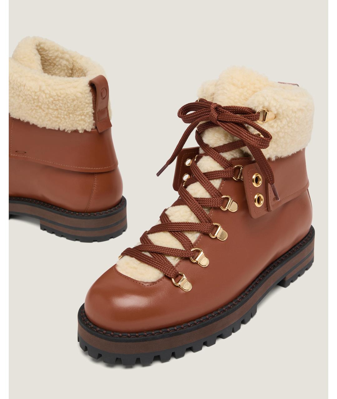 Odissì Коричневые кожаные ботинки, фото 3