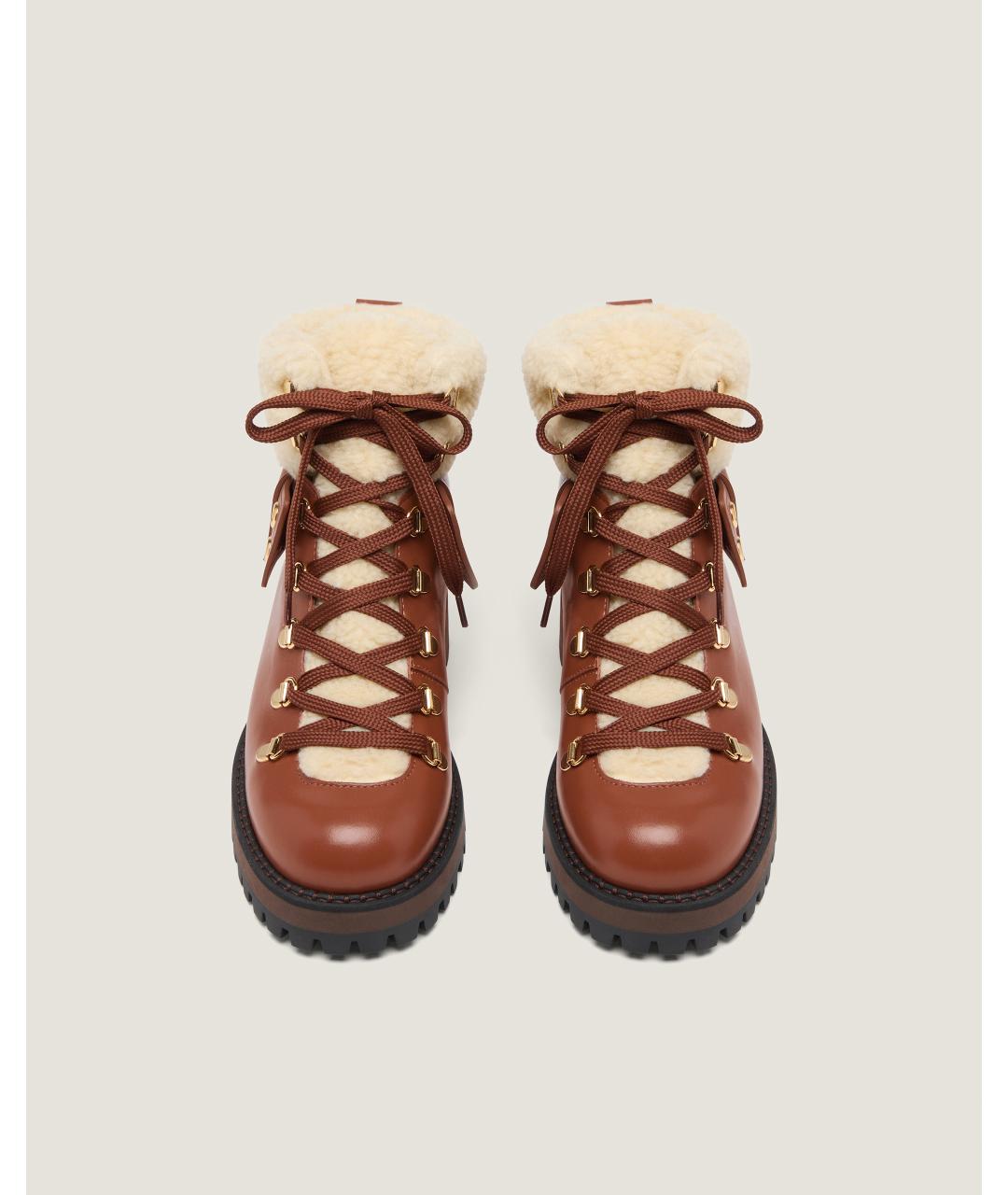 Odissì Коричневые кожаные ботинки, фото 4