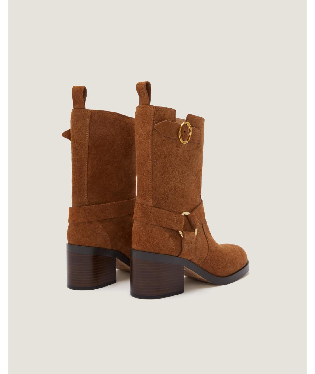 Odissì Коричневые кожаные полусапоги, фото 2