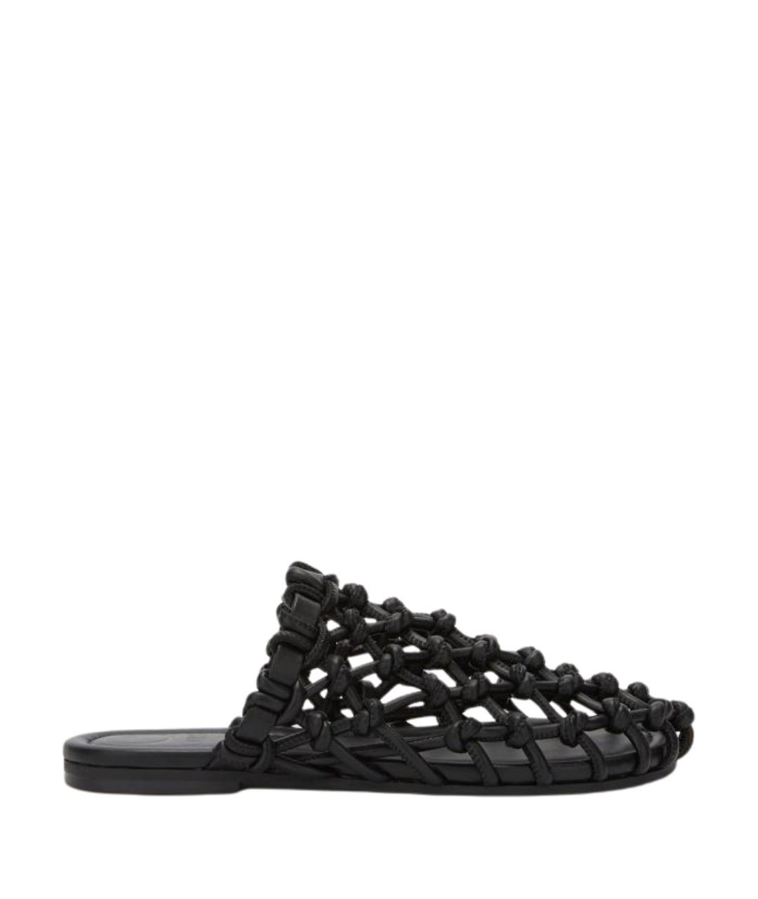 Odissì Черные мюли из искусственной кожи, фото 1