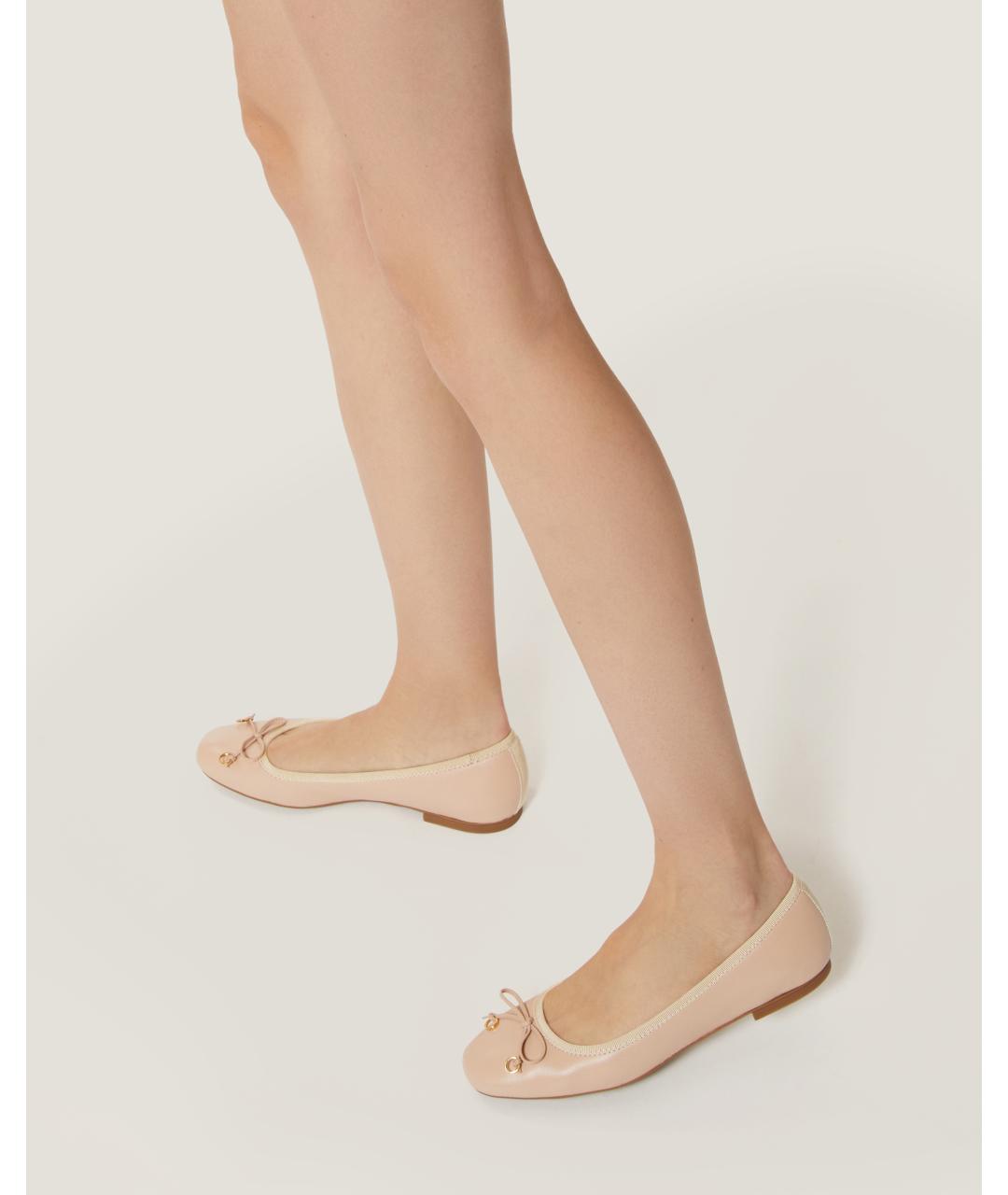 Odissì Розовые кожаные балетки, фото 5