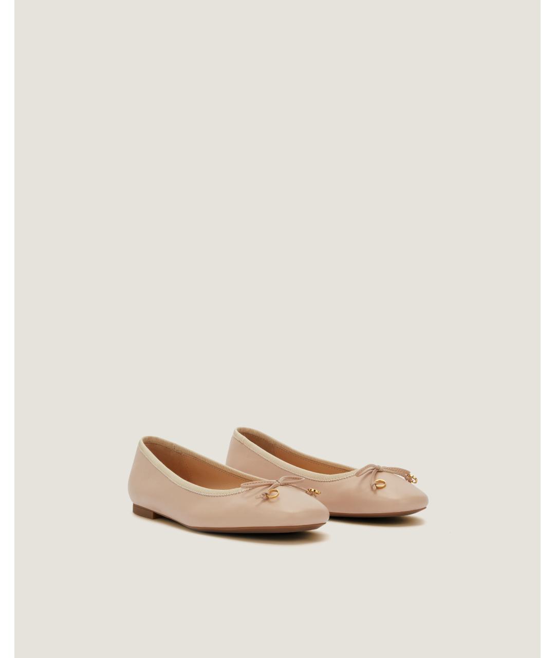 Odissì Розовые кожаные балетки, фото 2